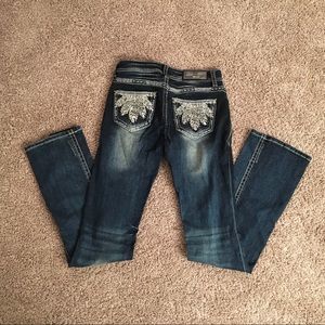 GRACE in LA Jeans, BLING, Boot Cut, Size 26 EUC